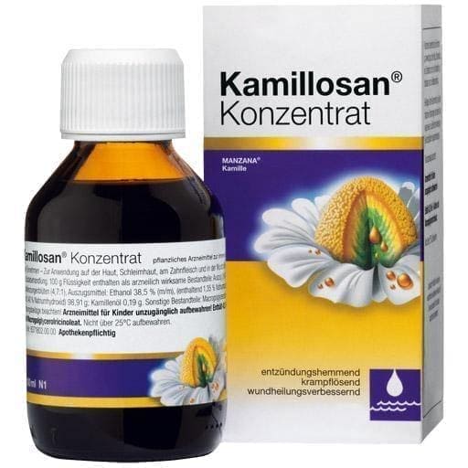 KAMILLOSAN concentrate 30 ml gastrointestinal, gum, skin disease UK