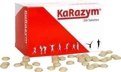 KARAZYM enteric-coated tablets 200 pc Bromelain, Papain, Pancreatin UK
