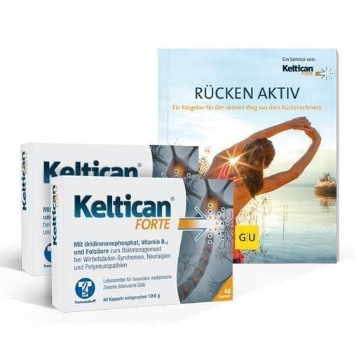 Keltican forte back set "active back" 2X40 pc neuralgia and polyneuropathy UK