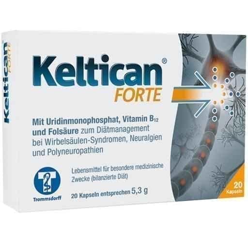KELTICAN forte capsules 20 pc neuralgia and polyneuropathy, nerve damage repair UK