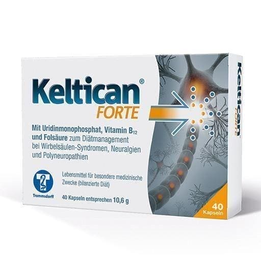 KELTICAN forte capsules 40 pc neuralgia and polyneuropathy, nerve damage repair UK