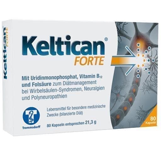 KELTICAN forte capsules 80 pc neuralgia and polyneuropathy, nerve damage repair UK