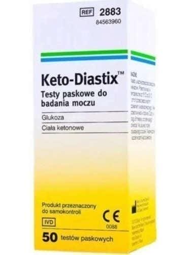 KETO DIASTIX Strip Tests, measure glucose and ketone levels in your urine UK