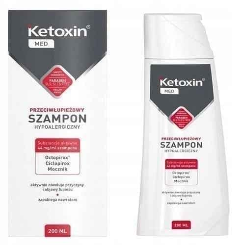 Ketoxin Med anti-dandruff hypoallergenic shampoo 200ml UK