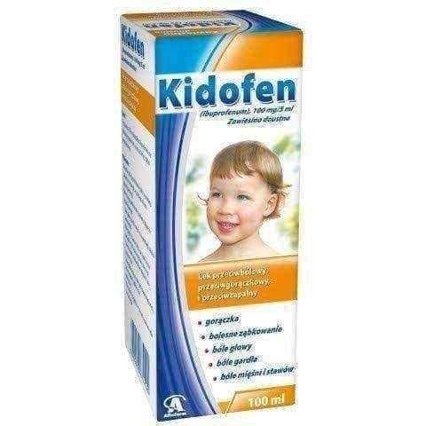 KIDOFEN 0.1g / 5ml suspension 100ml, kids headache UK UK