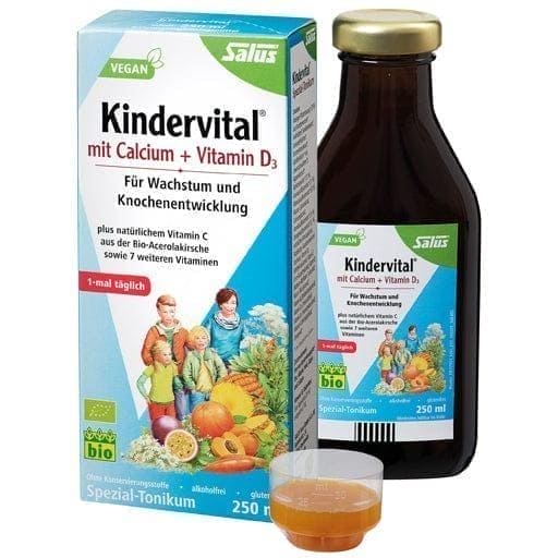KINDERVITAL with Calcium+D3 tonic Bio Salus UK