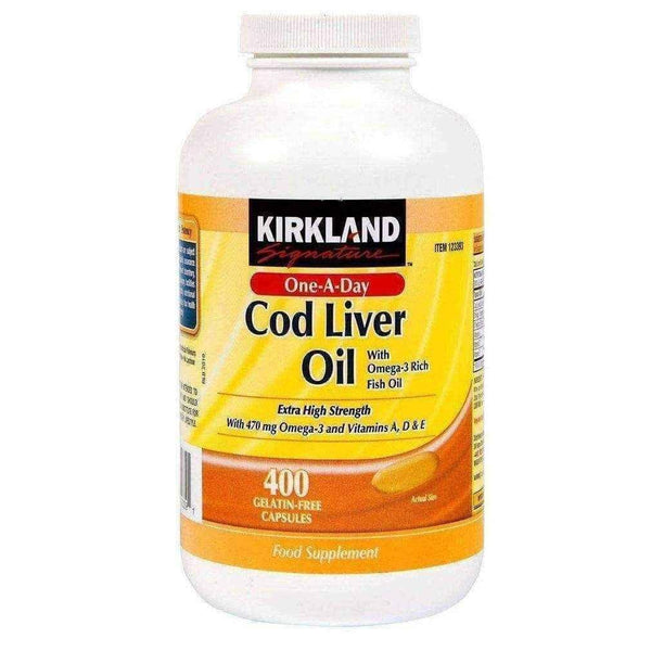 Kirkland cod liver oil | 400 Capsules UK