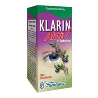 Klarin Activ x 30 tablets, eye diseases UK