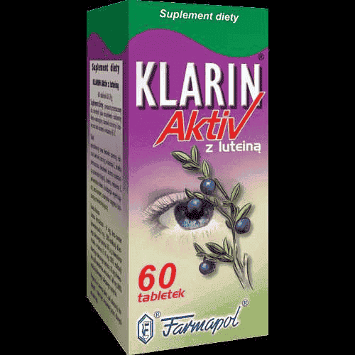 Klarin Activ x 60 tablets, vitamins for eye health UK