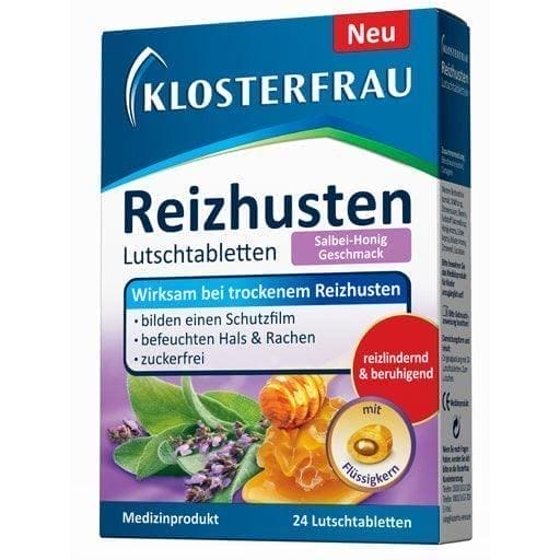 KLOSTERFRAU dry cough lozenges, sage and honey UK