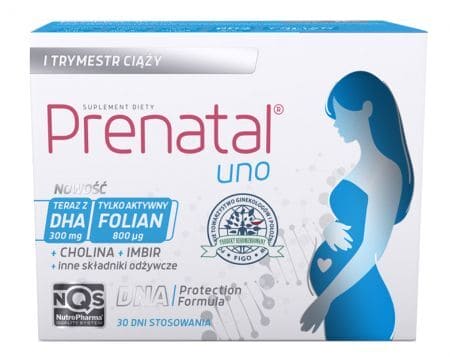 Prenatal Uno 30 capsules (+ 30 capsules)