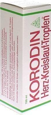 KORODIN cardiovascular drops 100 ml circulatory system disorder UK