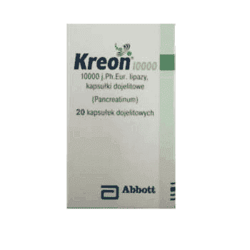 KREON 10000 x 20 capsules, pancreatic enzyme supplements UK