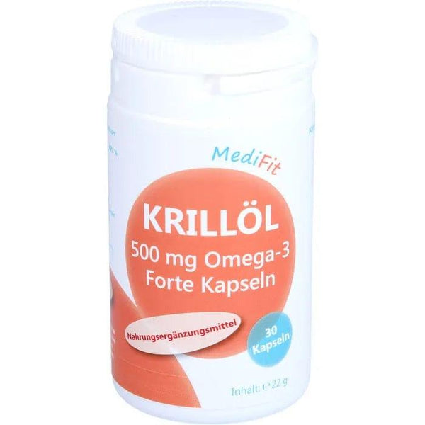 KRILL OIL 500 mg Omega-3 Forte, EPA, eicosapentaenoic, docosahexaenoic acid, DHA UK