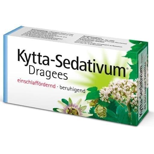 KYTTA SEDATIVE Dragees, valerian root, hop cone, passion flower UK