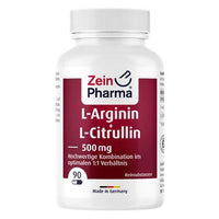 L-ARGININE & L-CITRULLINE 500 mg capsules UK