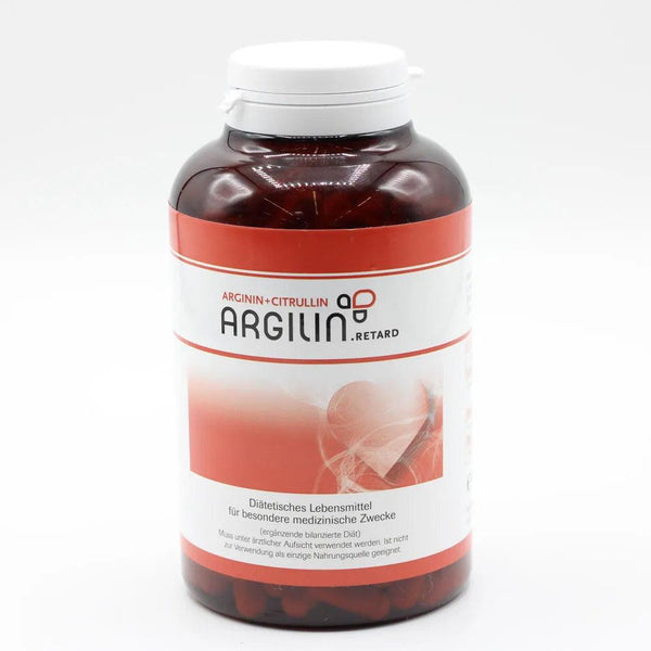 L-arginine base, L-citrulline, ARGILINE retard capsules UK