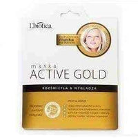 L'Biotica Active Gold Mask on fabric 25g, GOLD FACE MASK UK