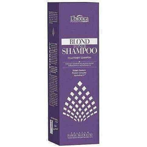 L'BIOTICA Professional Therapy Blond Toner purple shampoo 250ml UK