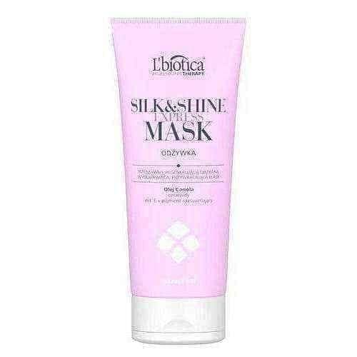 L'biotica Professional Therapy Silk & Shine Express Mask Smoothing conditioner restoring shine 200ml UK