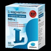 L-CARNITINE 500 mg. 60 capsules UK