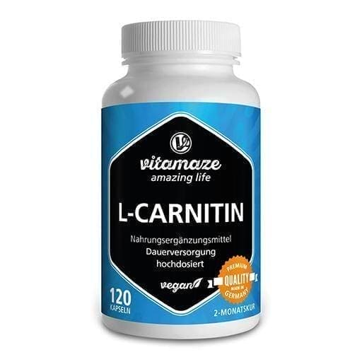 L-CARNITINE 680 mg vegan capsules 120 pcs UK