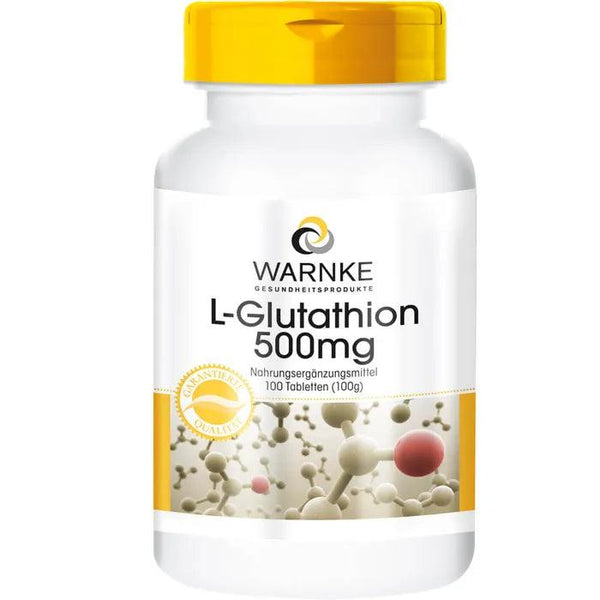 L-GLUTATHIONE 500 mg, glutathione tablets 100 pc UK