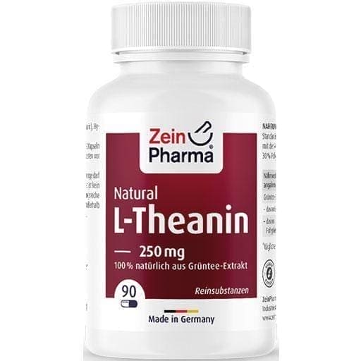 L-THEANIN Natural 250 mg capsules ZeinPharma 90 pcs UK