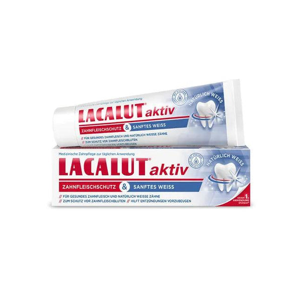 LACALUT active gum protection, gentle whitening toothpaste UK