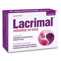 Lacrimal Vitamins Eye x 30 capsules, vitamins for eye health UK