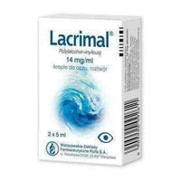 LACRIMAL x 10ml (2 x 5ml) dry eyes cure UK