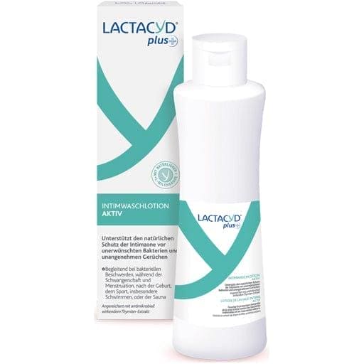 LACTACYD+ active intimate wash lotion UK