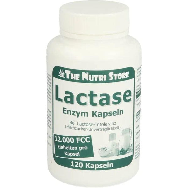 LACTASE 12.000 FCC enzyme capsules, lactase enzyme, lactase pills UK