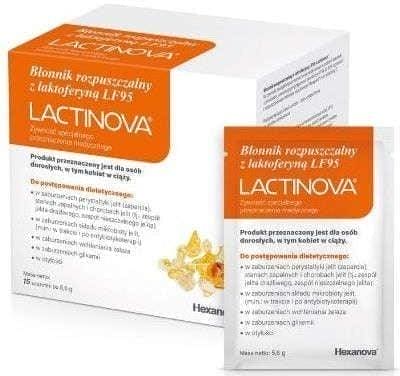 Lactinova Soluble fiber with lactoferrin LF95 x 15 sachets UK