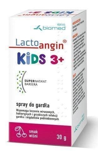 Lactoangin Kids throat spray cherry flavor 30g UK
