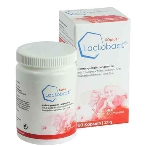 LACTOBACT 60plus gastro-resistant capsules 60 pcs 6 probiotic UK