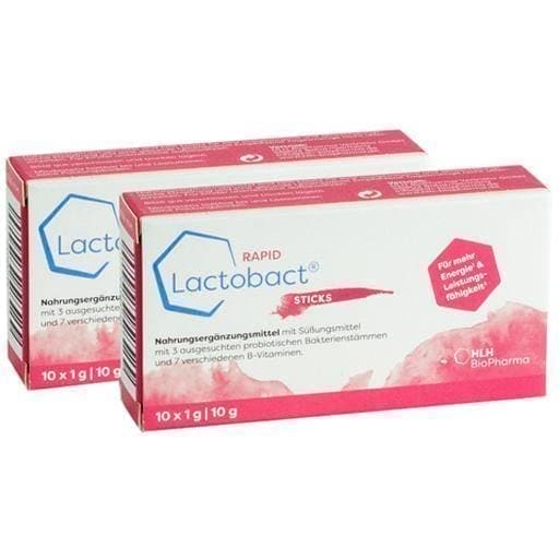 LACTOBACT Rapid Sticks 20 pc physical and mental exertion UK