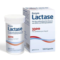 Lactose intolerance, LACTASE 3,300 FCC 200 mg capsules UK