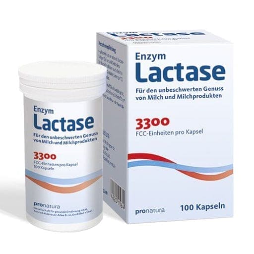 Lactose intolerance, LACTASE 3,300 FCC 200 mg capsules UK