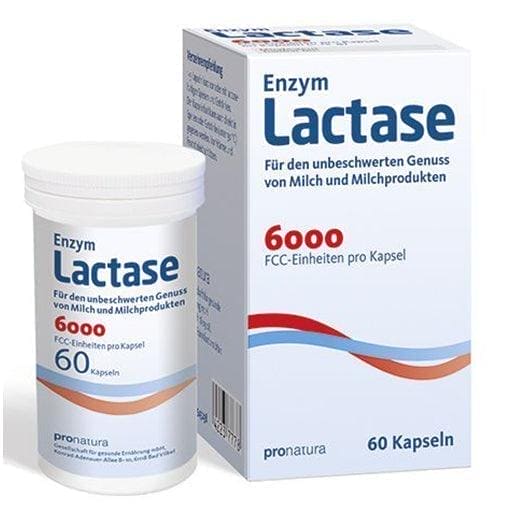 Lactose intolerance, LACTASE 6,000 FCC Capsules UK