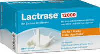 Lactose intolerance, LACTRASE 12,000 FCC Capsules UK