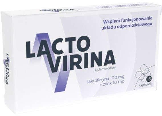 Lactovirina, lactoferrin and zinc UK