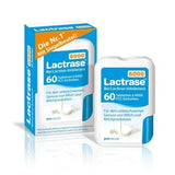 LACTRASE 6,000 FCC, Lactase tablets, lactose intolerance, in a click dispenser UK