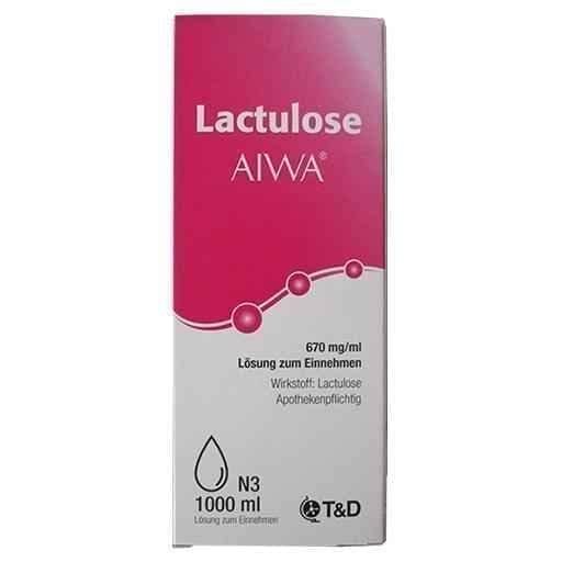 LACTULOSE AIWA 670 mg / ml oral solution 1000 ml UK