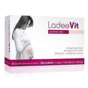 LadeeVIT x 30 capsules vitamins for pregnant women UK
