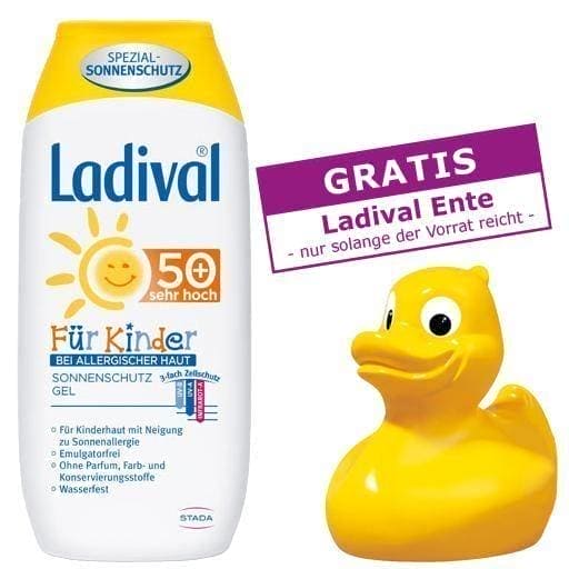 LADIVAL sun protection SPF 50+ children gel for allergic skin UK