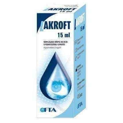 LAKROFT Eye Drops 15 ml UK