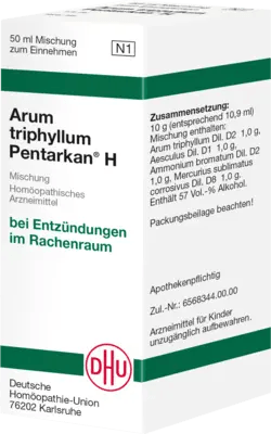 Larynx, pharyngeal mucosa, laryngitis, pharyngitis, ARUM TRIPHYLLUM PENTARKAN H mixture UK