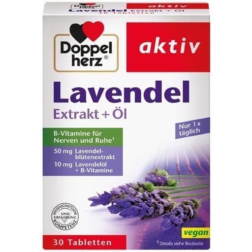 lavender extract + oil tablets UK