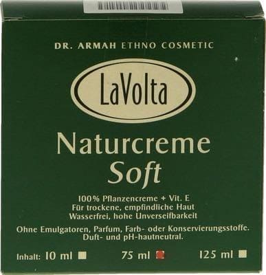 LAVOLTA Shea natural cream soft 125 ml 100% shea butter UK
